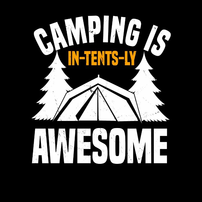 Le camping est génial dans les tentes