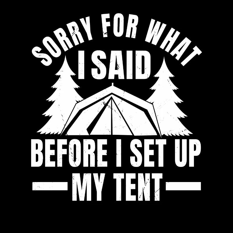 T-shirt camping amusant