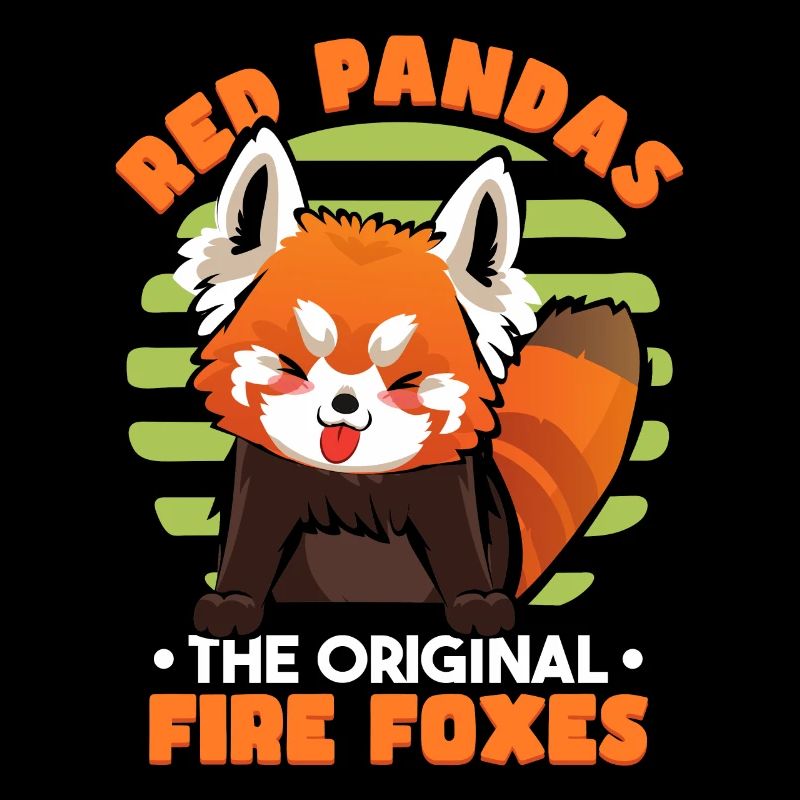 Panda roux mignon