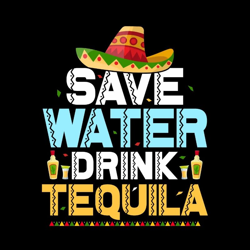 Save Water Drink Tequila Party Cinco De Mayo