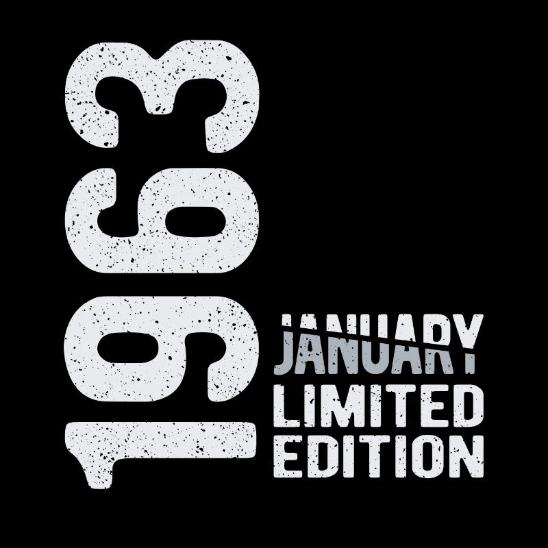 Janvier 1963 édition limitée Année de naissance