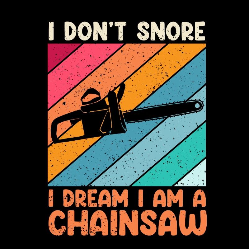 Ronflement à la tronçonneuse drôle