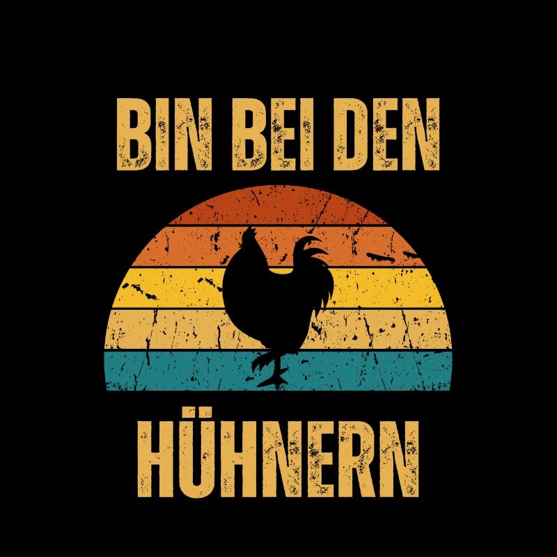 bin bei den Hühnern