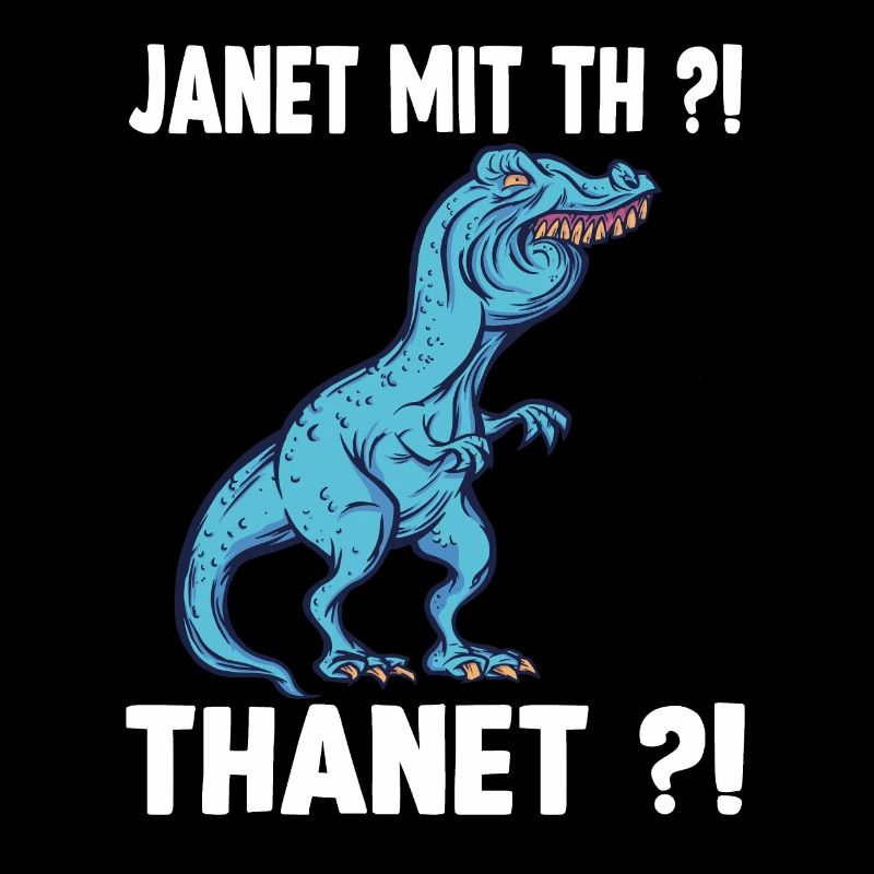 Janet oder Janeth T-Rex Überbiss Dinosaurier Meme