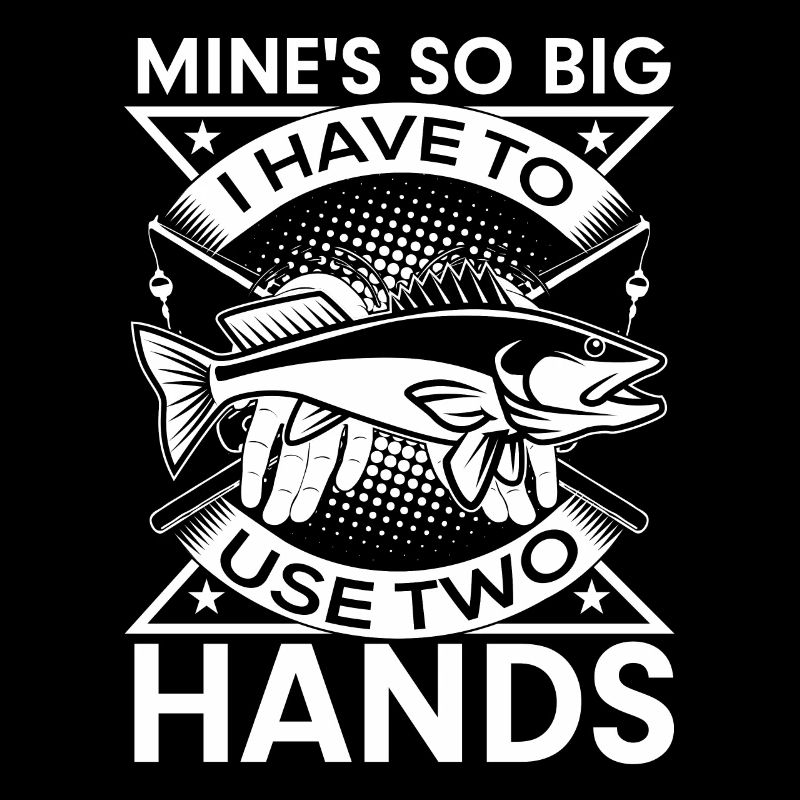 Mine is so big that I can use two hands.