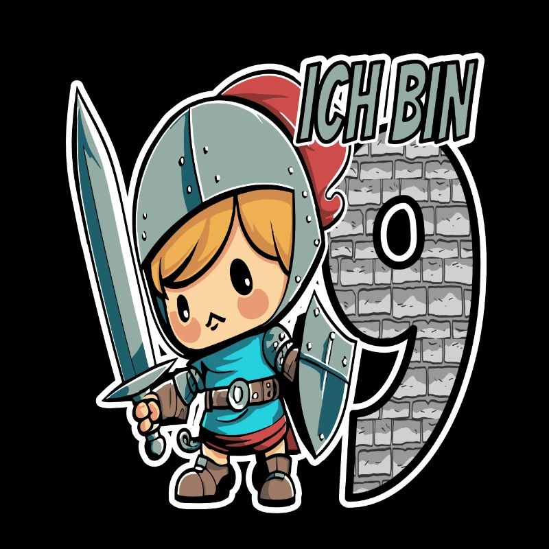 Ich bin 9 - 9. Geburtstag - Ritter