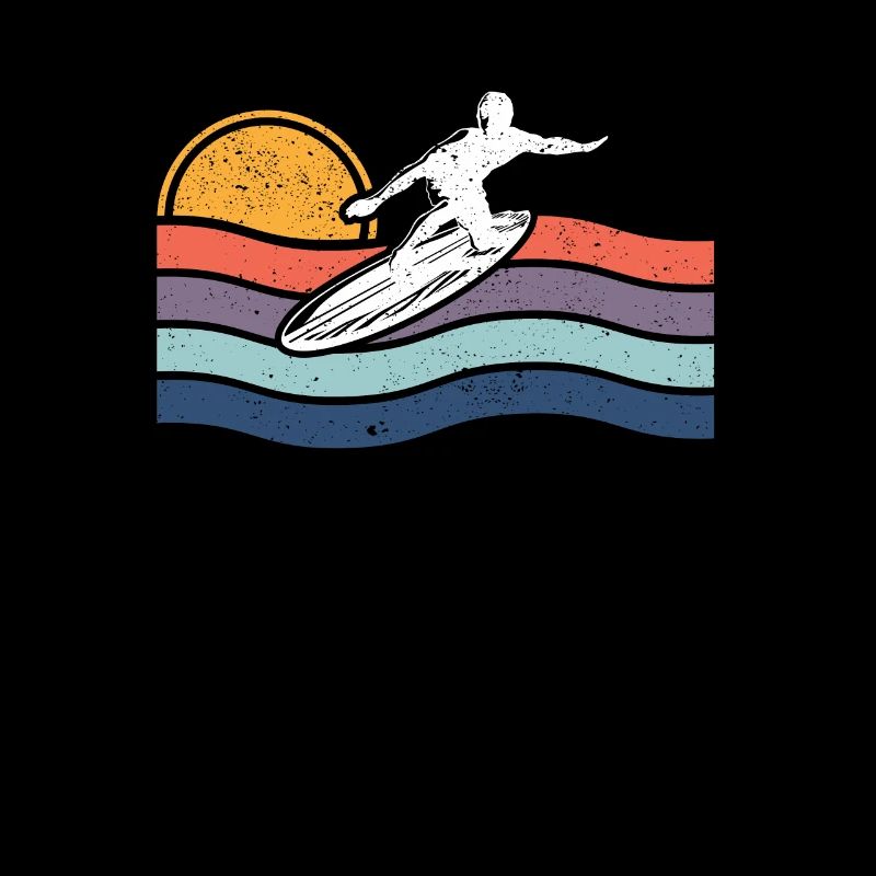 Vintage Surfen Surfer Surf Wakesurfing Wake Board