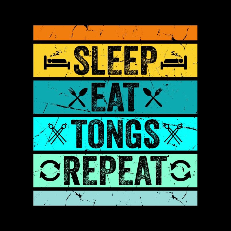 Sleep Eat Tongs Repeat Blacksmith Hammer Tool