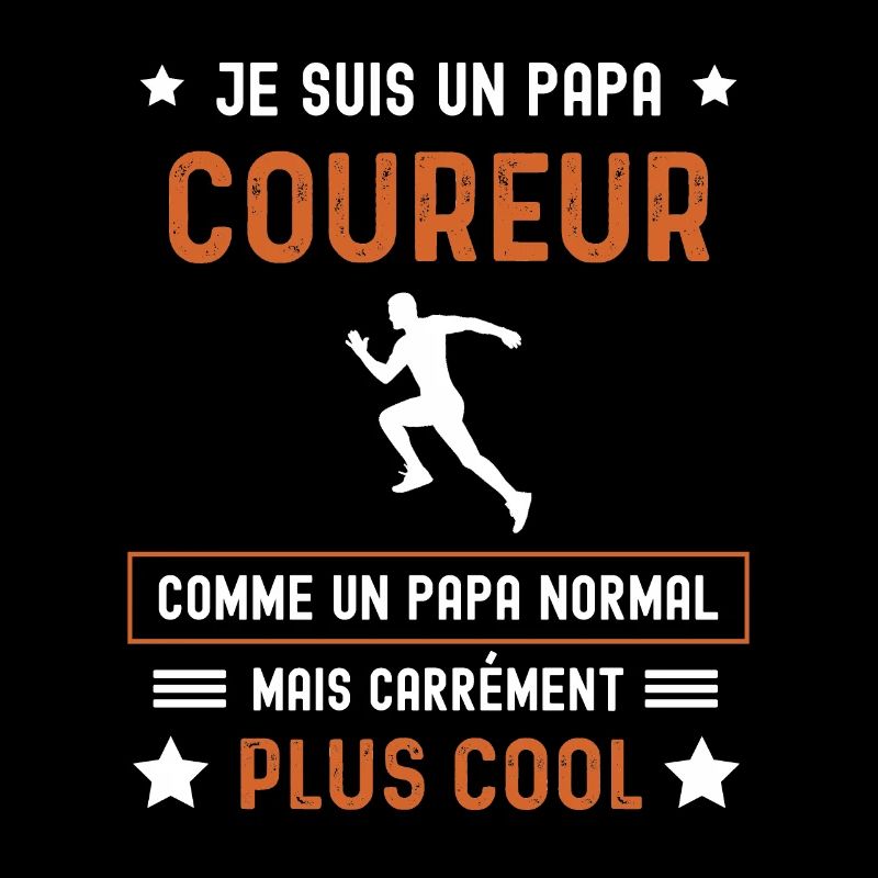 papa coureur normal père running