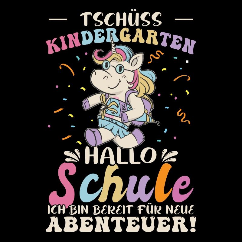 Tschüss Kindergarten Hallo Schule Einschulung