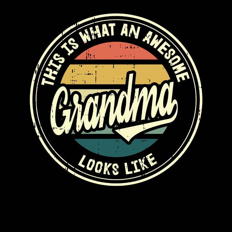 Beste Oma Großmutter der Welt Retro Geschenk