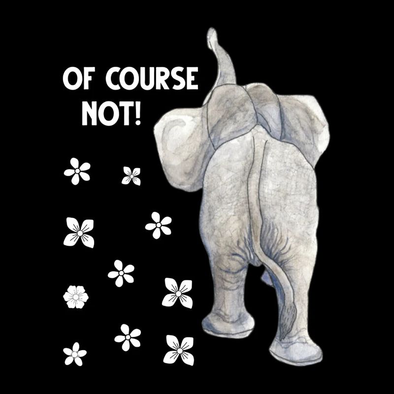 Bien sûr pas de discussion éléphant tarö proboscis