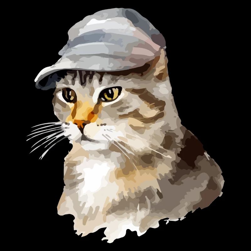 Miki, die Katze mit dem Hut
