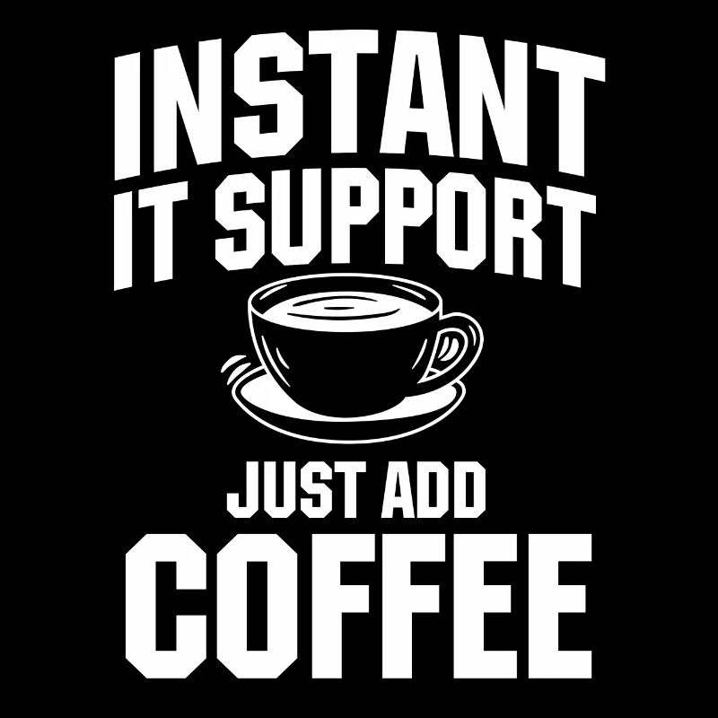 Sofortiger IT Support Kaffee Liebhaber