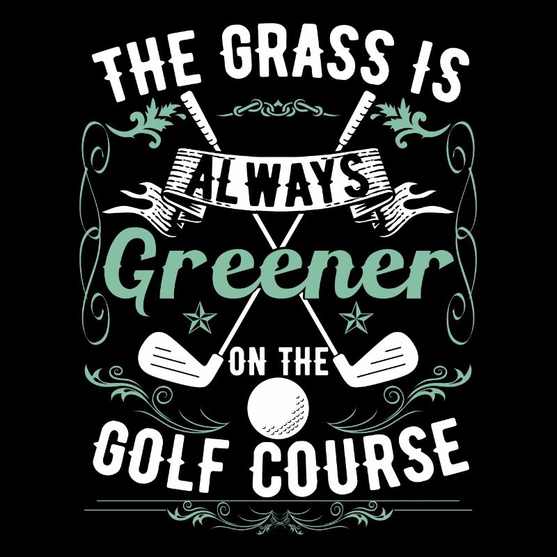 L’herbe est toujours plus verte sur le terrain de golf