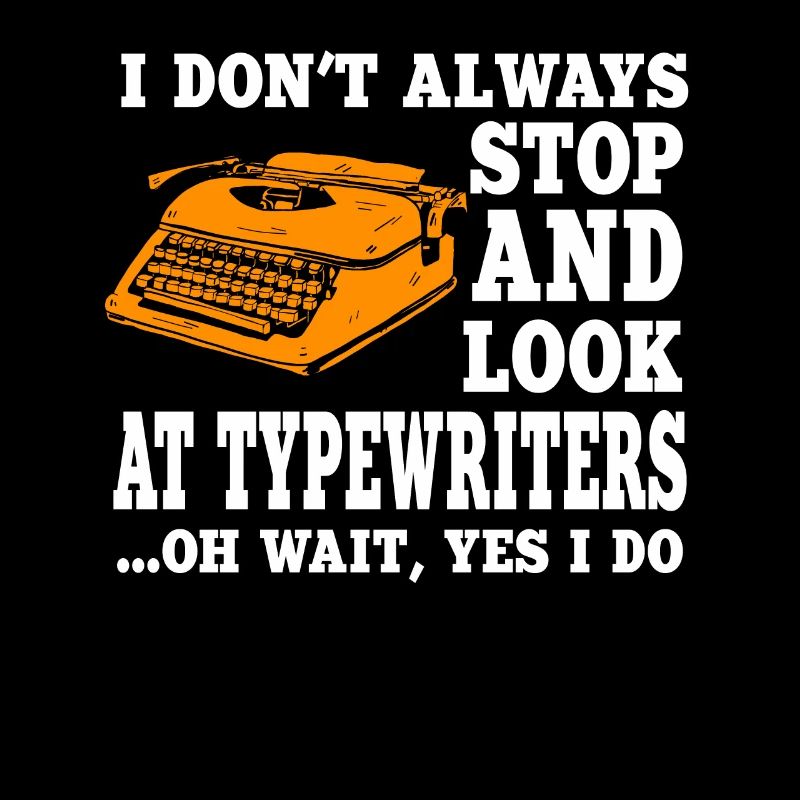 Passionné de machines à écrire