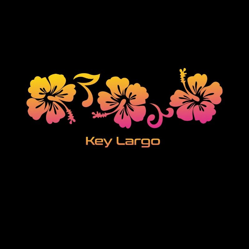 Key Largo Floride Hibiscus Souvenir Vacances