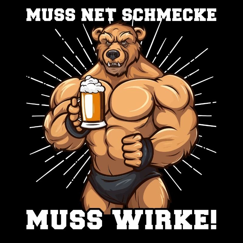 Bodybuilder Muss Net Schmecke Muss Wirke