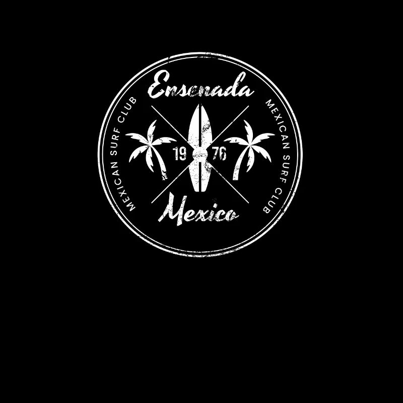 Retro Ensenada Mexico Beach Vacances Souvenir
