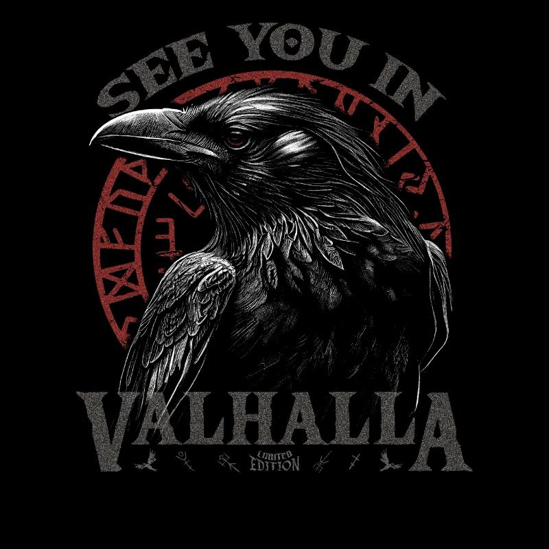 Valknut Viking Wir sehen uns à Walhalla See You