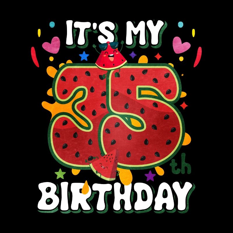 35th Birthday Watermelon