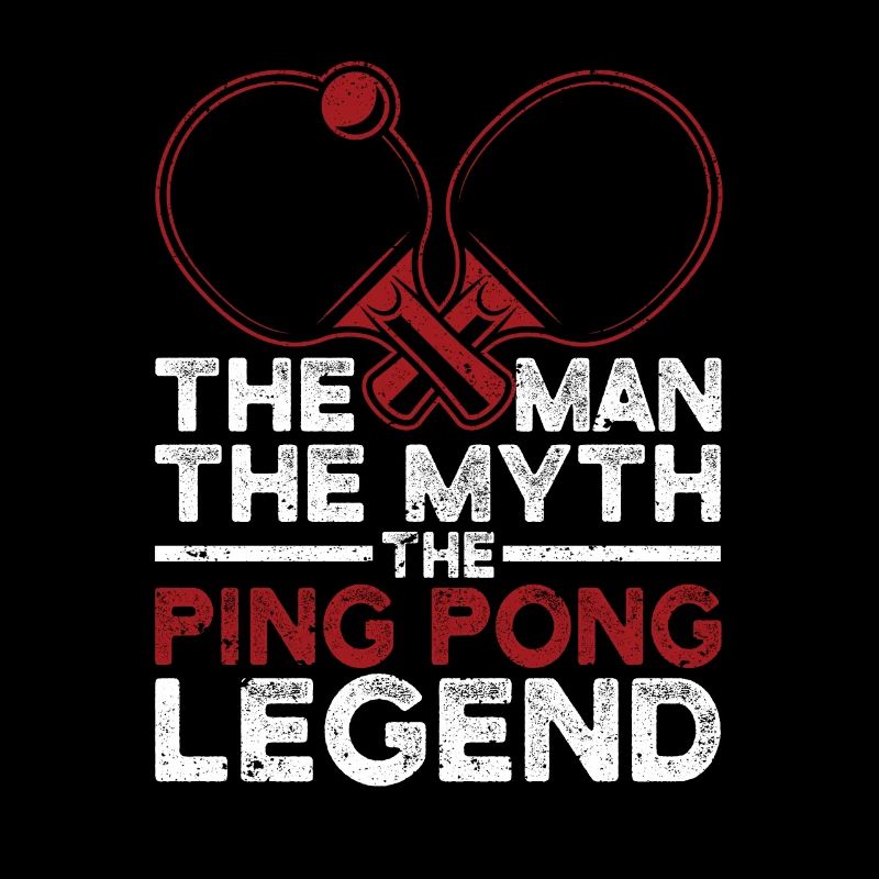 Der Mann Der Mythos Die Ping-Pong-Legende Tisch