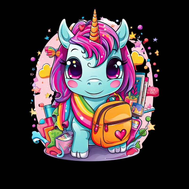 Einhorn Schulkind Einschulung Mädchen Geschenk