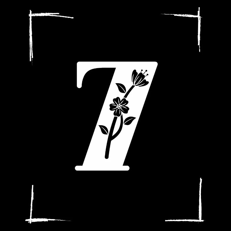 number 7 initial