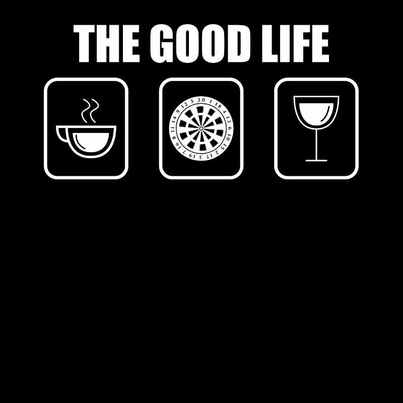 Das gute Leben 1 - Dartscheibe -