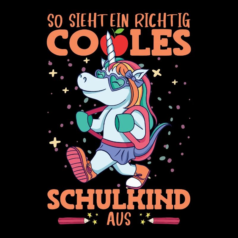 Schulkind Einhorn Kindergarten Kitaabgänger