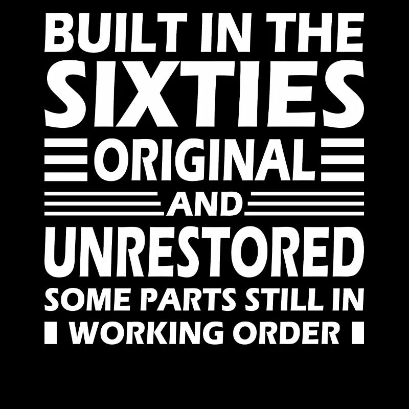 Construit sixties original 50th birthday