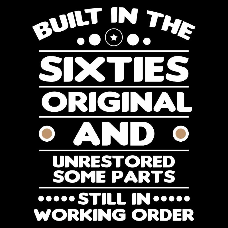 Construit sixties original 50th birthday
