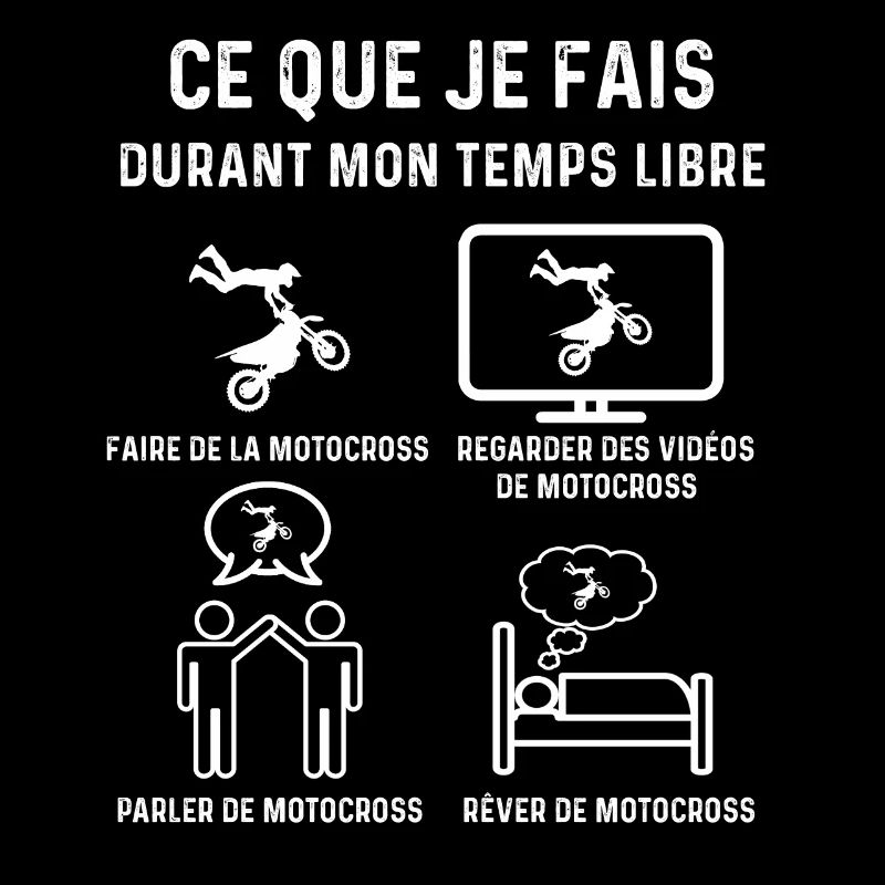 motocross temps libre motard