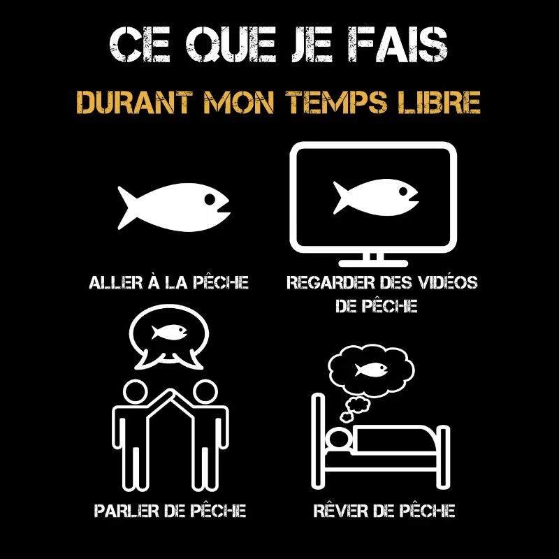 pêche poisson temps libre humour
