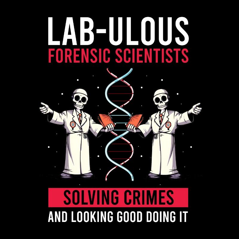 DNA-Analyst und Kriminallabor