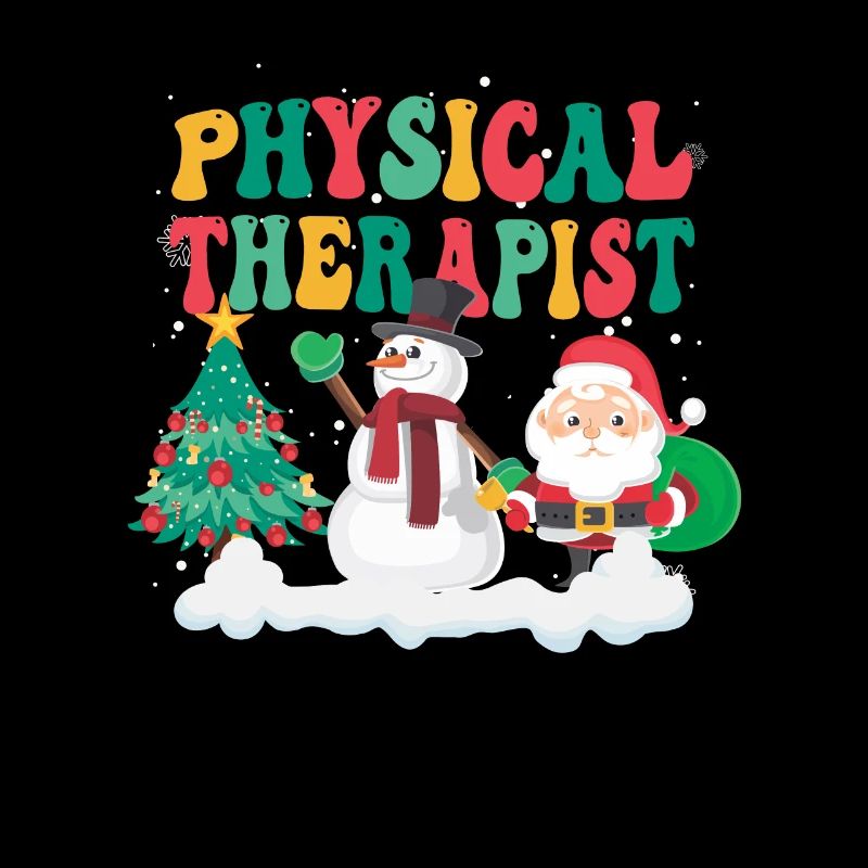 Physiotherapist PTA Christmas Tree Snowman