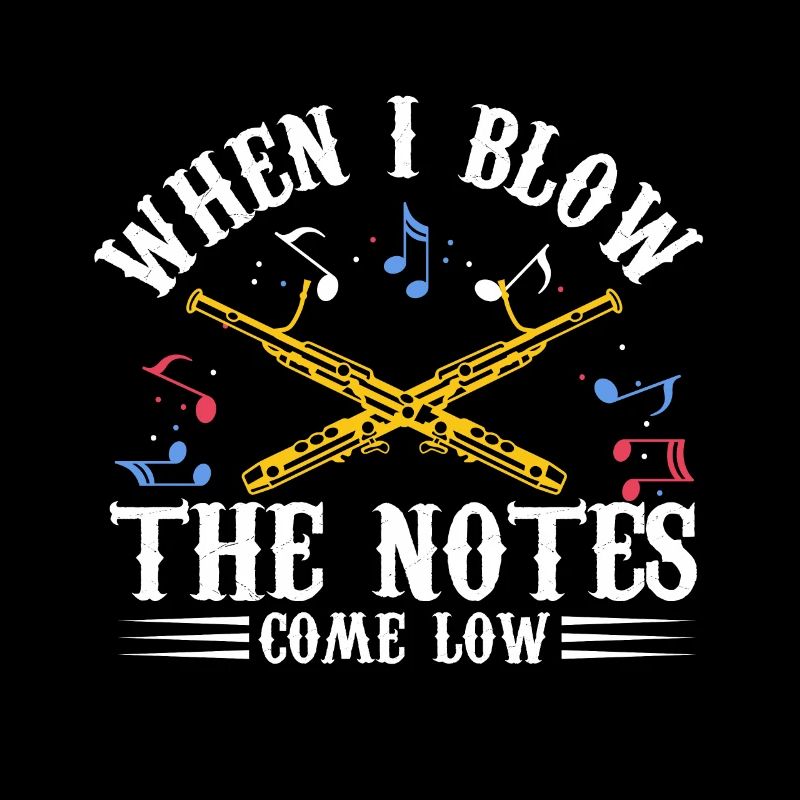 quand je souffle les notes viennent bas Design for a
