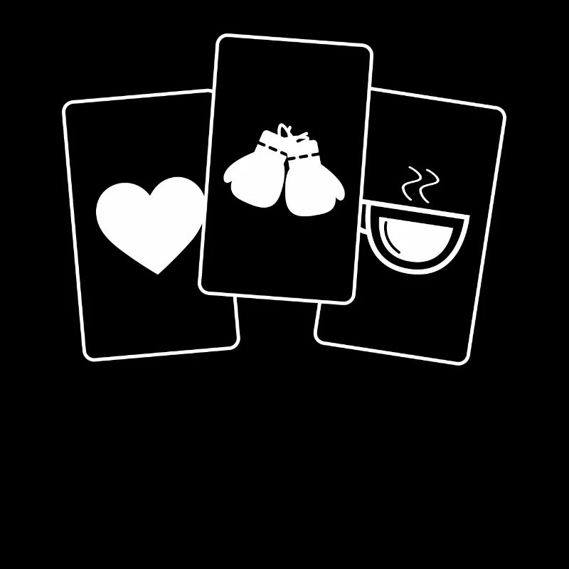Herz - Kaffee - Boxhandschuhe -