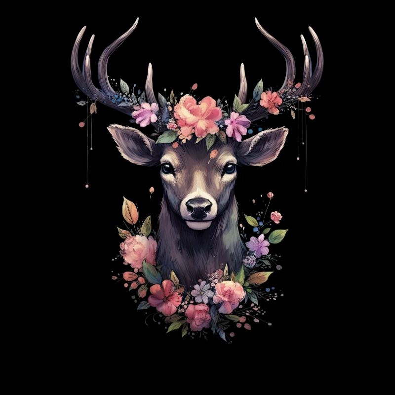 Remplacement dirndl cerf bois cerf cerf