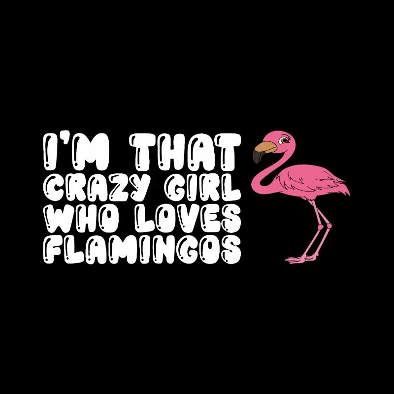 Funny flamingo