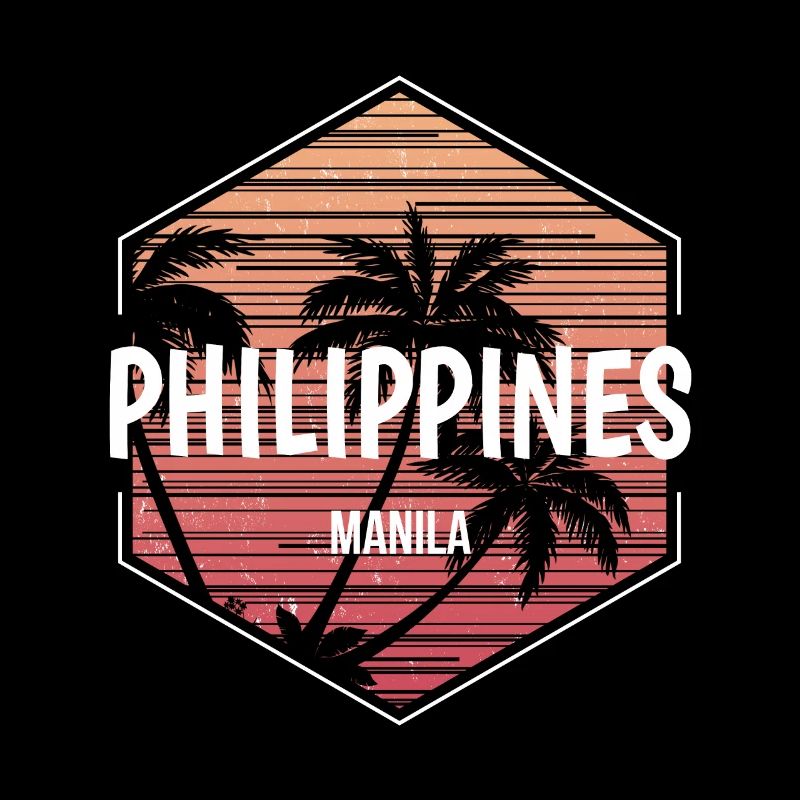 Manila Philippines Beach Vacation Souvenir