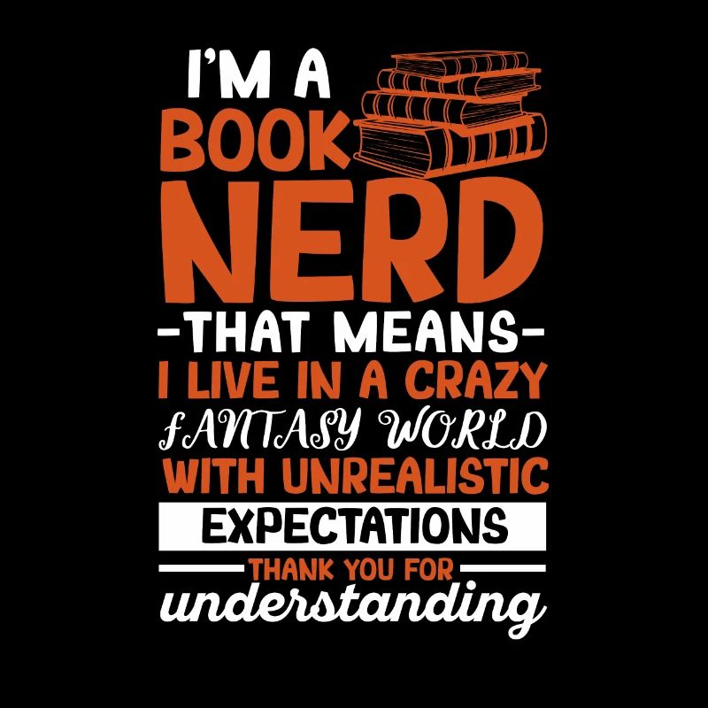 I'm a book nerd librarian bookworm