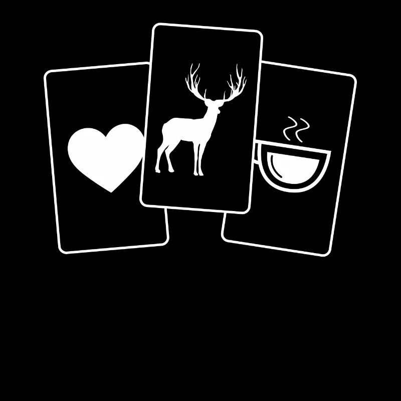 Herz - Kaffee - Rotwild -