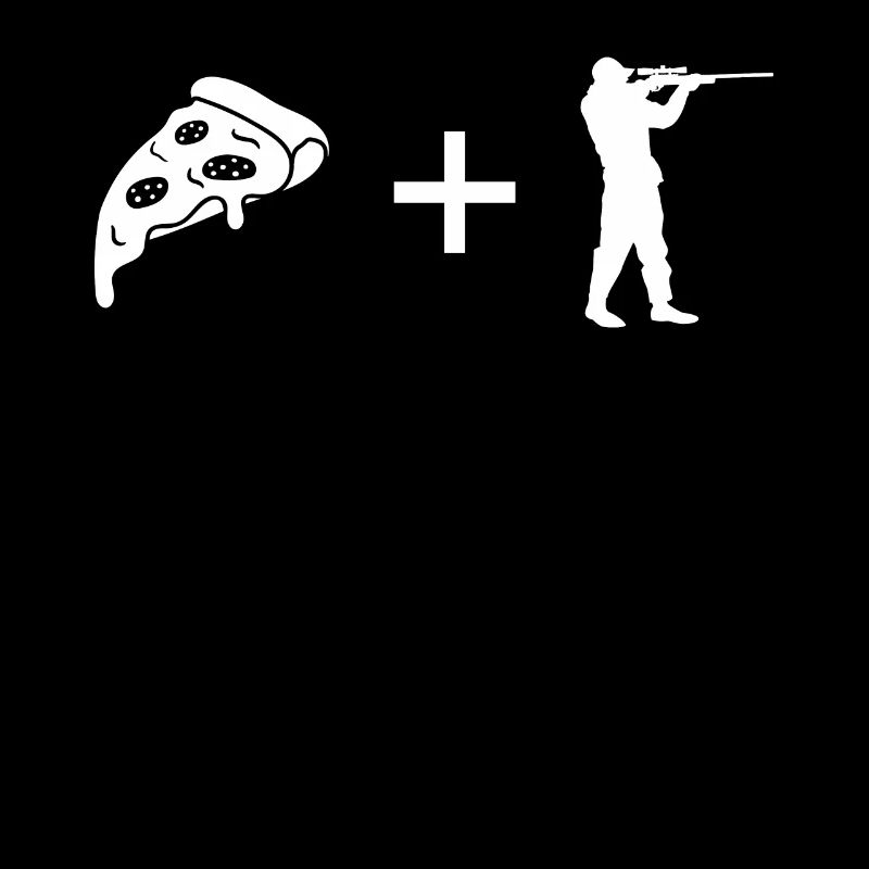 Pizza - Kerl auf der Jagd -