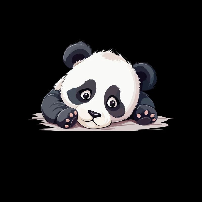 Before You Ask No No Panda Bear Funny Saying
