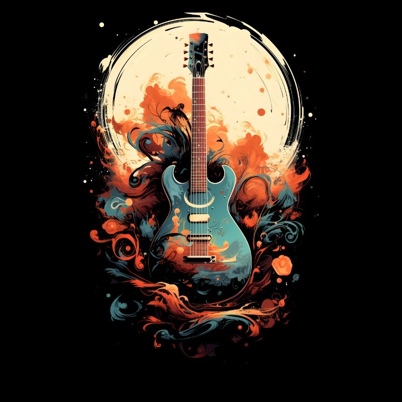 Guitar Moon Color