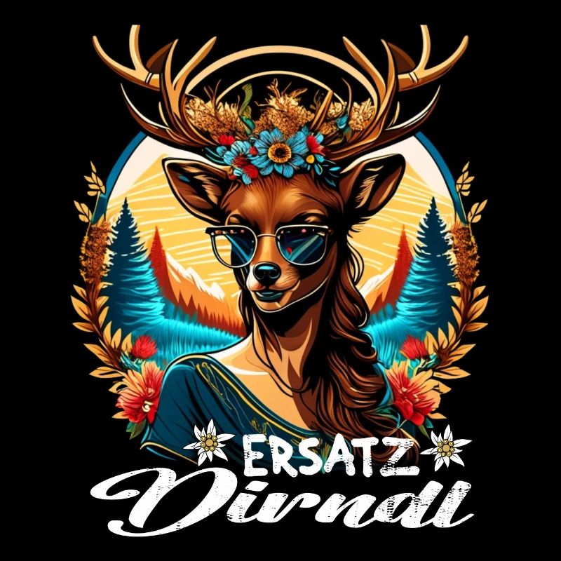 Tracht & Trachten Hirsch Ersatz Dirndl