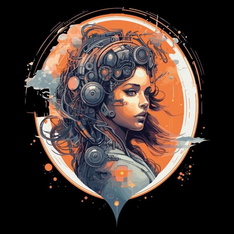 Science fiction t shirt design