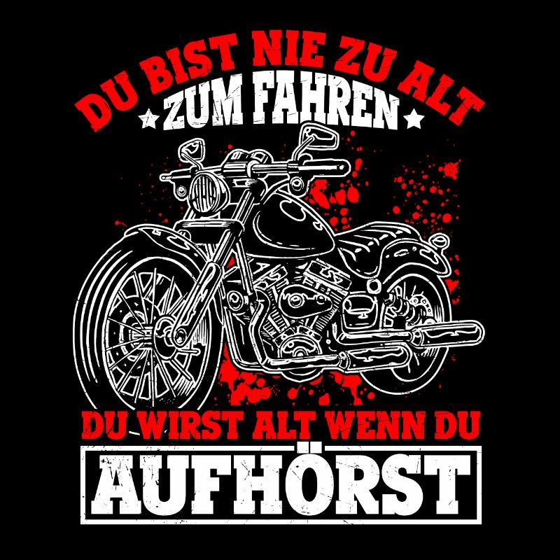 Motorradfahrer Biker Motorrad Geschenk Rentner Mot