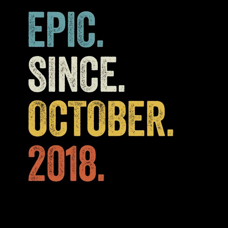 5 Years Epic Since October 2018 5th Birthday